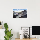 Beperkte rail, Hoefijzer curve Poster (Thuiskantoor)