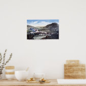 Beperkte rail, Hoefijzer curve Poster (Keuken)