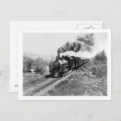 Beperkte spoorlijn Noordkust nabij Briefkaart (Voorkant / Achterkant)