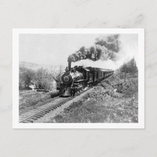 Beperkte spoorlijn Noordkust nabij Briefkaart (Voorkant)