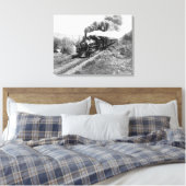 Beperkte spoorlijn Noordkust nabij Canvas Afdruk (Insitu (Slaapkamer))