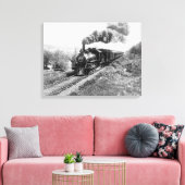 Beperkte spoorlijn Noordkust nabij Canvas Afdruk (Insitu (Woonkamer))