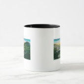 Beperkte spoorweg nabij Hoefijzer Curve Mok (Midden)