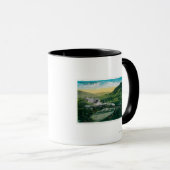 Beperkte spoorweg nabij Hoefijzer Curve Mok (Voorkant rechts)