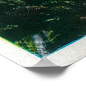 Beperkte spoorweg nabij Hoefijzer Curve Poster (Hoek)