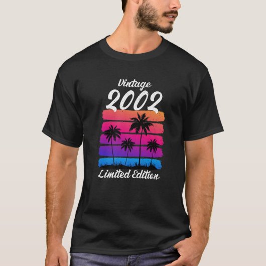 Beperkte T - shirts van de Uitgave 2002  Retro 20t (Voorkant)
