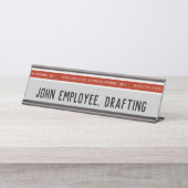 Beperkte toegang Beroepsbeoefenaar met hoog risico Bureau Naambordje (Voorkant)