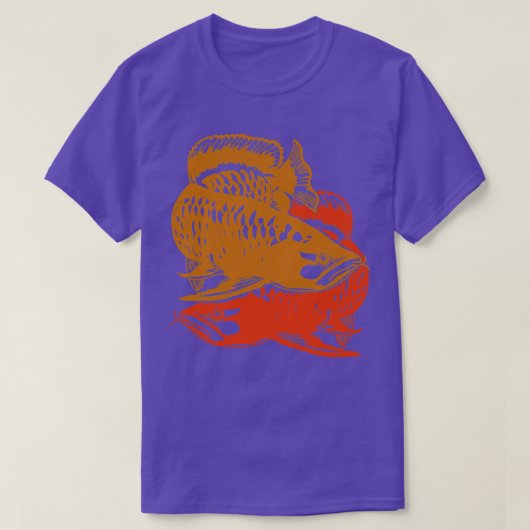 Beperkte uitgave Arowana Design T-shirt (Design voorkant)