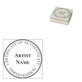 Beperkte Uitgave Art Print Authenticity Stamp Rubberstempel (Gestempeld)