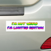 beperkte uitgave bumpersticker (Op auto)
