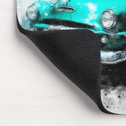 Beperkte Uitgave Groene Auto Design Mousepad Muismat (Hoek)