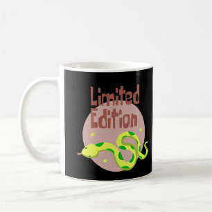 Beperkte uitgave Kawaii snake geel en groen Koffiemok