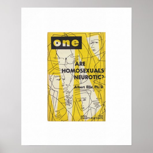 Beperkte Uitgave ONE Magazine, April 1955 Print (Voorkant)