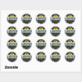 Beperkte uitgave ronde sticker (Vel)