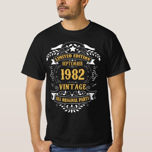 Beperkte Uitgave september 1982  Alle Oorsprong T-shirt (Voorkant)