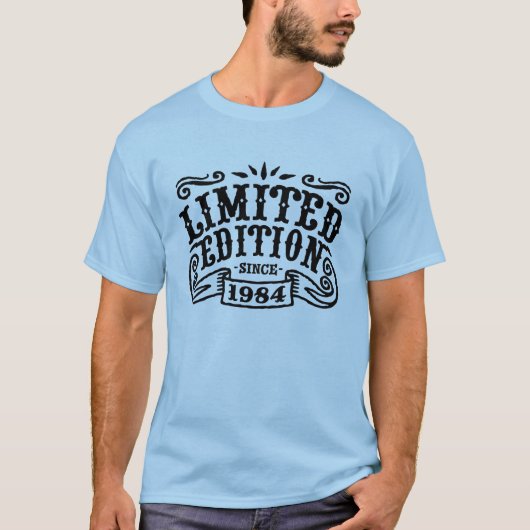 Beperkte uitgave sinds 1984 t-shirt (Voorkant)