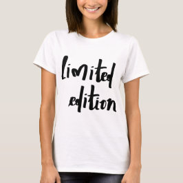 beperkte uitgave t-shirt