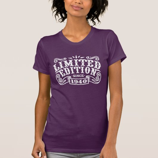 Beperkte versie sinds 1940 t-shirt (Voorkant)