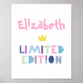 Beperkte Word Art-expressie Poster