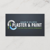Bepleisterings- en schilderdiensten visitekaartje (Voorkant)
