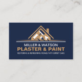 Bepleisterings- en schilderdiensten visitekaartje (Voorkant)
