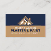 Bepleisterings- en schilderdiensten visitekaartje (Voorkant)