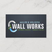 Bepleisterings- en schilderdiensten visitekaartje (Voorkant)