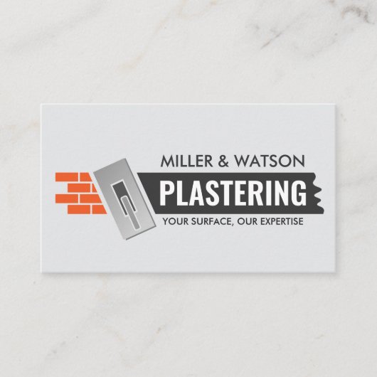 Bepleisteringsdiensten Visitekaartje (Voorkant)