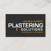 Bepleisteringsdiensten Visitekaartje (Voorkant)