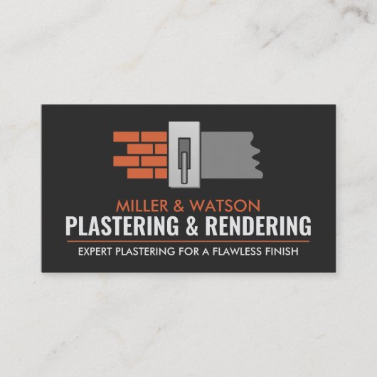 Bepleisteringsdiensten Visitekaartje (Voorkant)