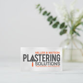 Bepleisteringsdiensten Visitekaartje (Staand voorkant)