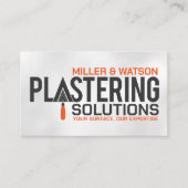 Bepleisteringsdiensten Visitekaartje (Voorkant)