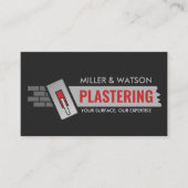 Bepleisteringsdiensten Visitekaartje (Voorkant)