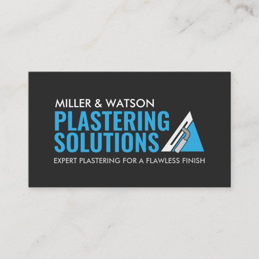 Bepleisteringsdiensten Visitekaartje (Voorkant)