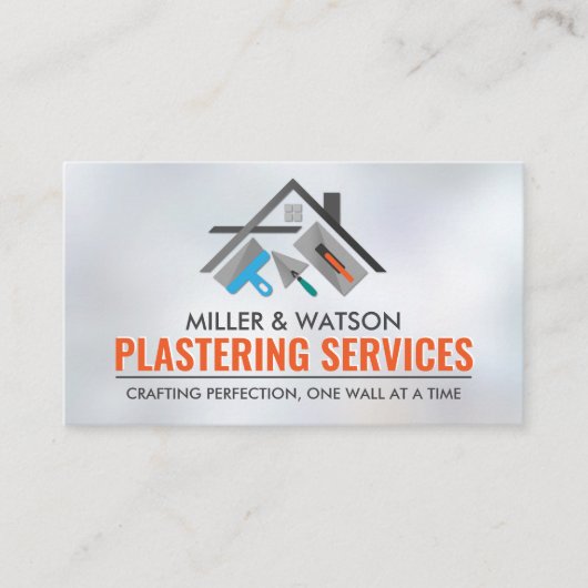 Bepleisteringsdiensten Visitekaartje (Voorkant)