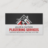 Bepleisteringsdiensten Visitekaartje (Voorkant)