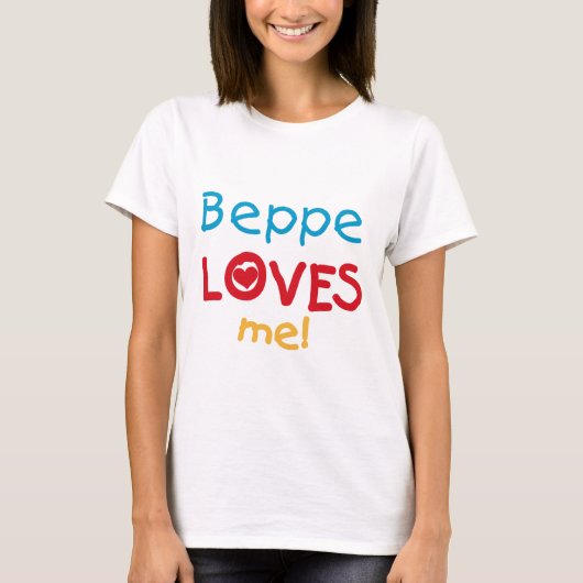 Beppe Loves Me T-shirts en geschenken (Voorkant)