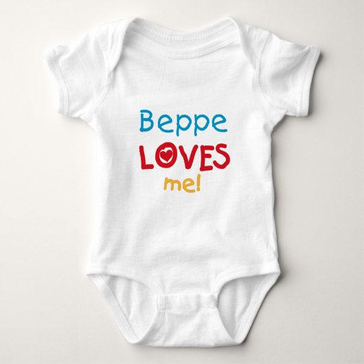 Beppe Loves Me T-shirts en geschenken (Voorkant)