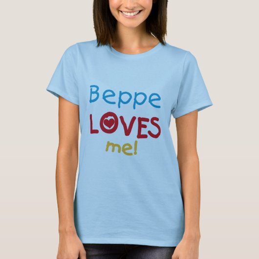 Beppe Loves Me T-shirts en geschenken (Voorkant)
