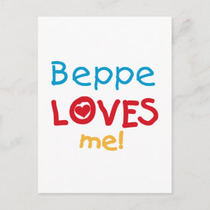 Beppe Loves Me T-shirts en geschenken Briefkaart