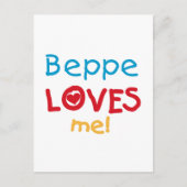 Beppe Loves Me T-shirts en geschenken Briefkaart (Voorkant)