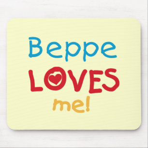Beppe Loves Me T-shirts en geschenken Muismat