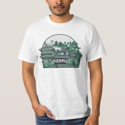 Beppu City Japan T-shirt (Voorkant)