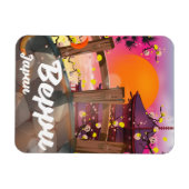 Beppu Japanse reisposter Magneet (Horizontaal)