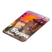 Beppu Japanse reisposter Magneet (Linkerzijde)