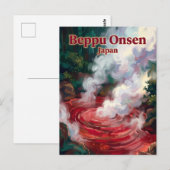 Beppu Onsen Japan Briefkaart (Voorkant / Achterkant)