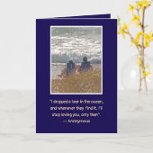 "BEPROEFDE EN WARE LIEFDE / 50ste JUBILEUM Kaart (Gele Bloem)