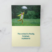 BEPROEVING OM KAART TE VIEREN (Binnen)