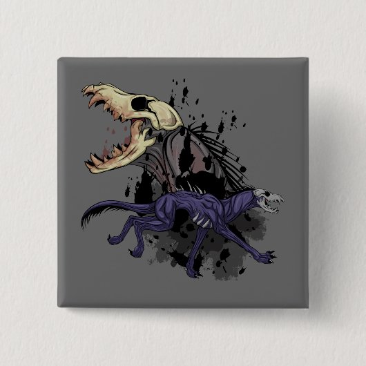 Beproeving Vierkante Button 5,1 Cm (Voorkant)