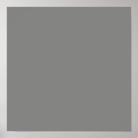 Beproevingsgrijs (vaste kleur) poster (Voorkant)